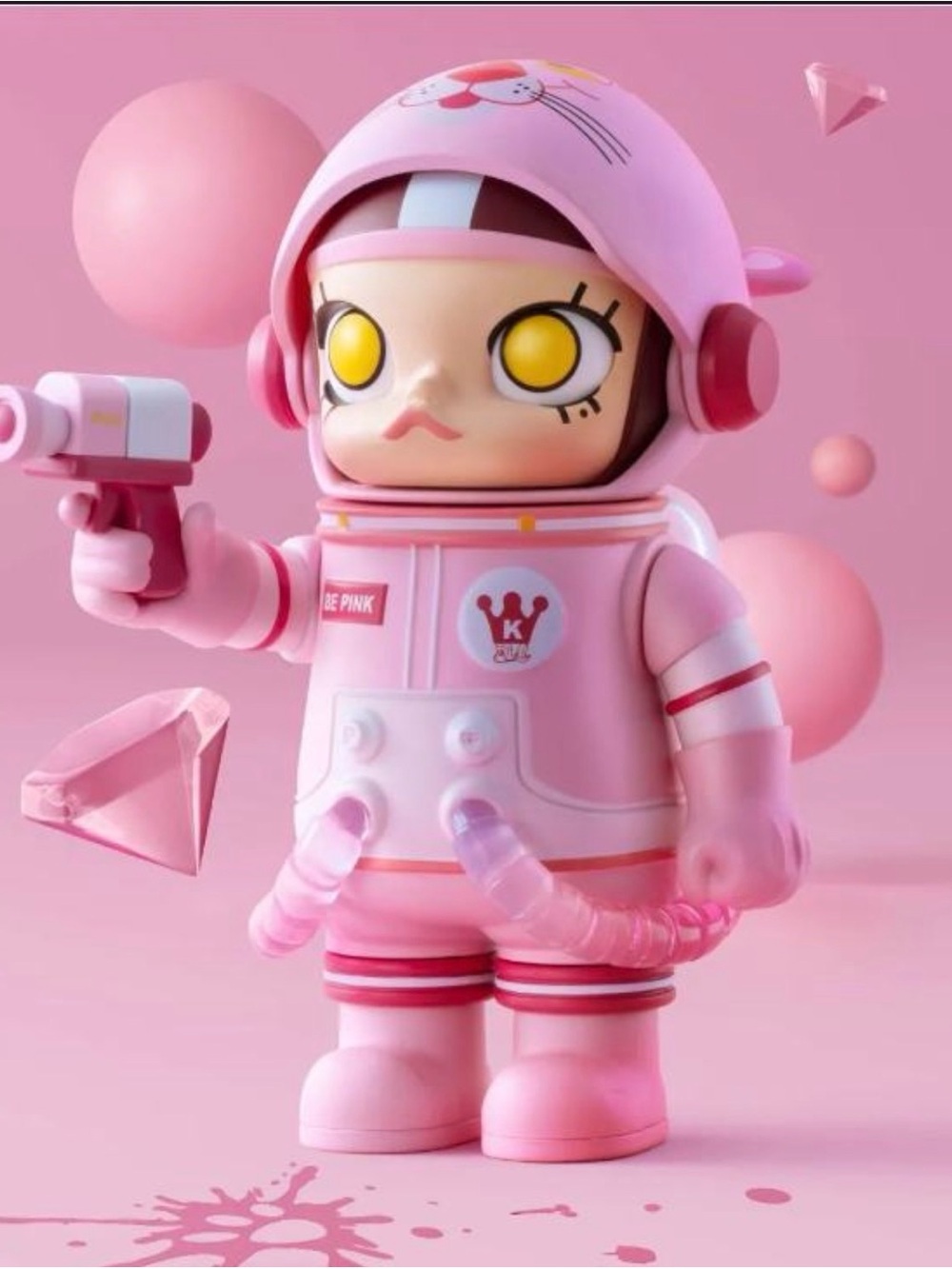 Mega Space Molly 100% Series Figures - “Pink Panther”